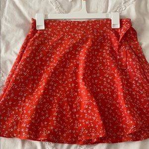 Floral Wrapped Skirt